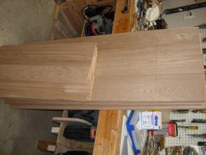 Glued up sides/shelves and finished ambo slats