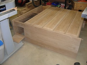 Dry-fit assembly on the floor