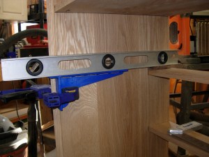 Preparing to install the drawer slides