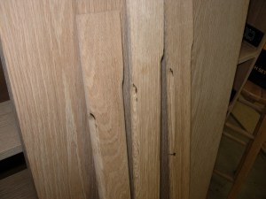 Routed all but a few inches on the mating side