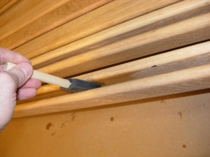 Foam brush for those hard to reach places