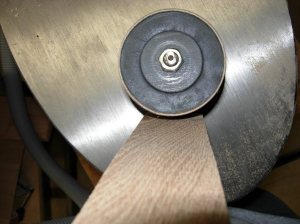 Sanding in the horn's curve