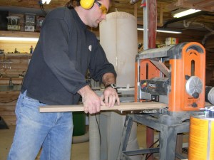 Planing the support rails