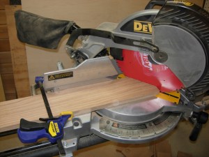 Cutting the chamfers
