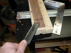 Cleaning the lap joints
