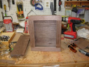 Frame attached and closed