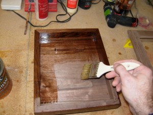 Applying the first coat