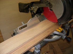 Cutting sides down to size