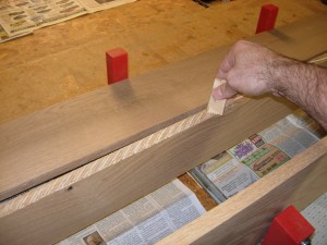 Glueing up the sides