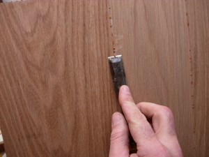 Scraping off the squeeze-out