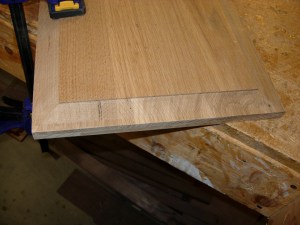Patch sanded