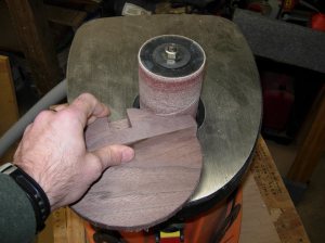Sanding the rough edges