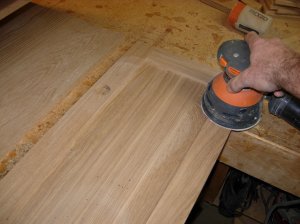 Give everything a good final sanding