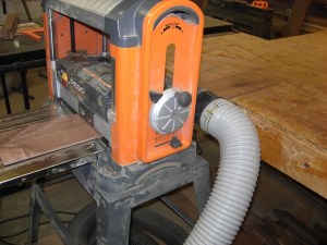 Planing down to 1/4"