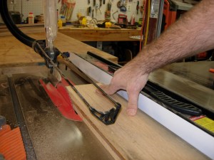 Trimming up the seat pieces-2