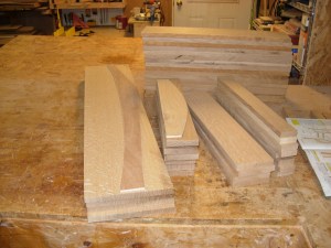 All the oak milled