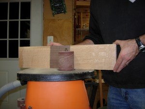 Cleaned it up on the spindle sander