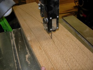 Cutting out the back legs