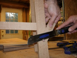 slicing off the excess