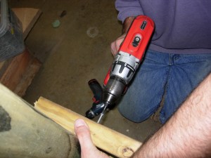 Assembling the second bench