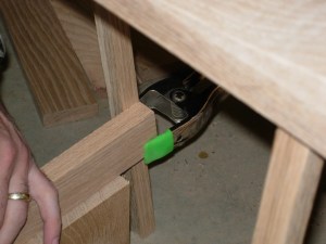 Clamping the supports