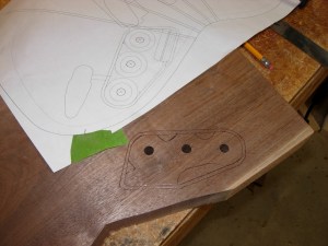 Controls cavity laid out