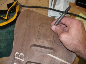 Center punching screw holes