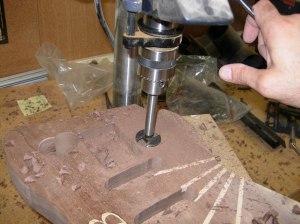 Relief cuts around the horns