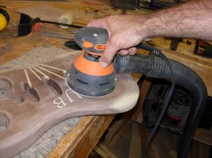 Finish sanding