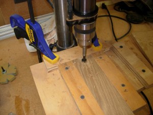 Follow up with a forstner bit