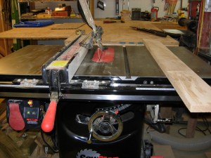 Setting the blade angle