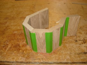 All butted edges taped