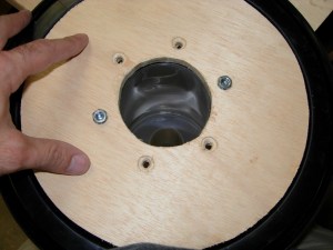 Counterboreing the nuts