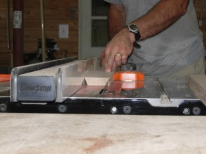 Second 22.5 degree cut