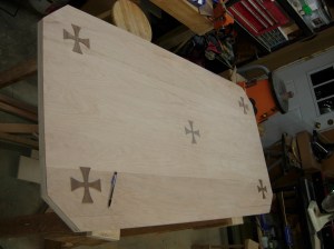 Laying out the crosses