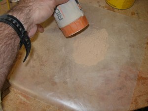 Dumping out the dust