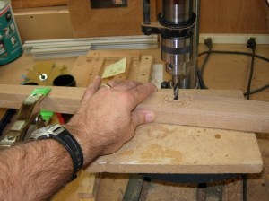 Drilling out the pivot point