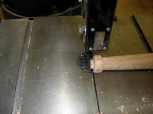 Trimming the foot