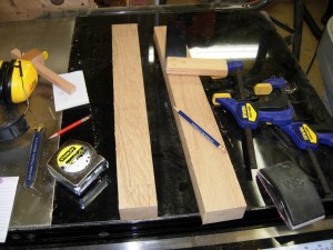 Laying out the arms