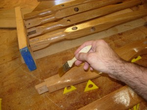 Starting the second coat