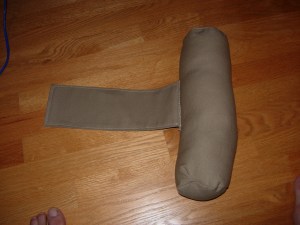 One funny looking pillow...