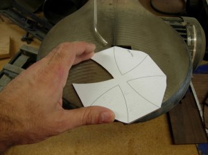 Cutting out the cross