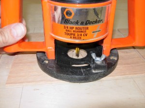 Routing out the cross