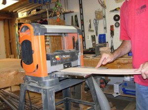 Planing the new strips