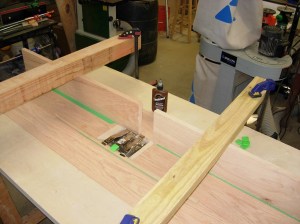 Re-glueing a few spots