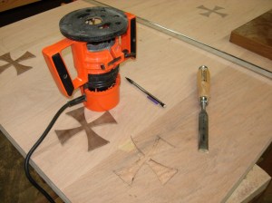 Cutting out the crosses