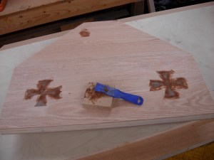 Filling around the crosses