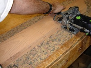 First run of Domino mortises