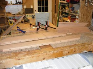 The rest of the mortises are cut