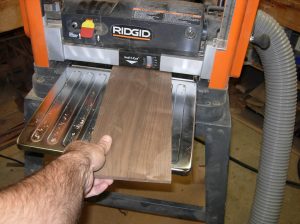 Planing down to 1/4"